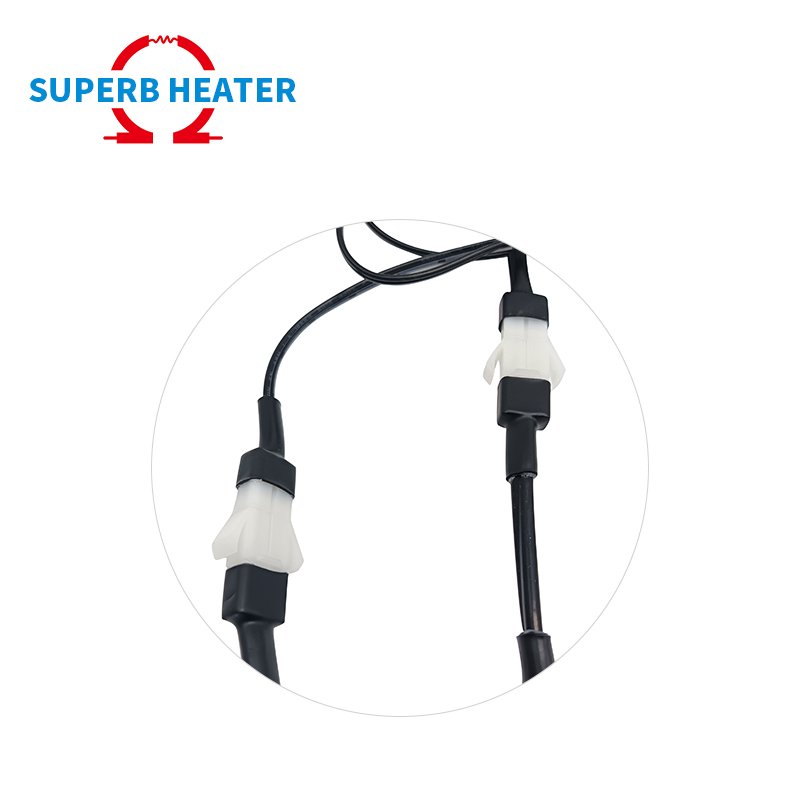customized Industrial flexible silicone rubber heater heating pad with thermostat used for automobiles and motorcycles