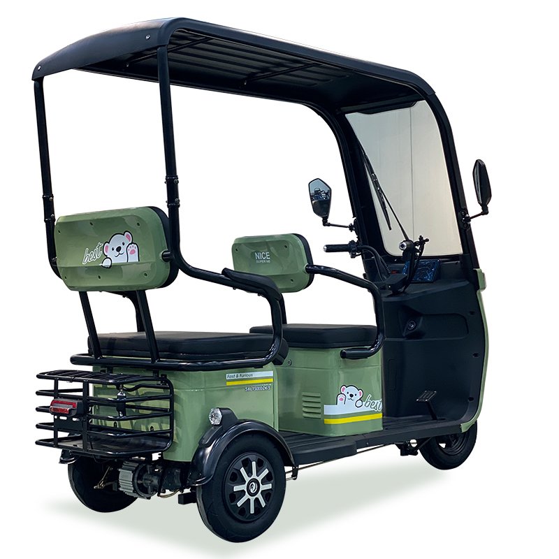 Electric tricycle 60v800w used rickshaw motorized trike battery mini motorcycle 3 wheel tricycle electric