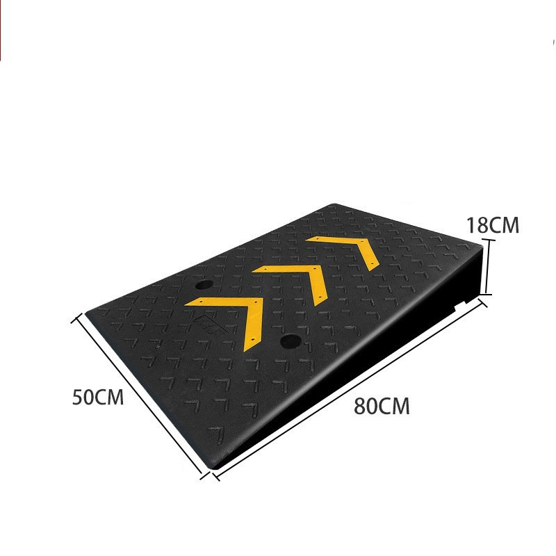 plastic Curb Ramp 7.5" Rise Height,Rubber Driveway Ramps for Cars, Carts, Dollies, Motorcycle, Bikes, Wheelchairs