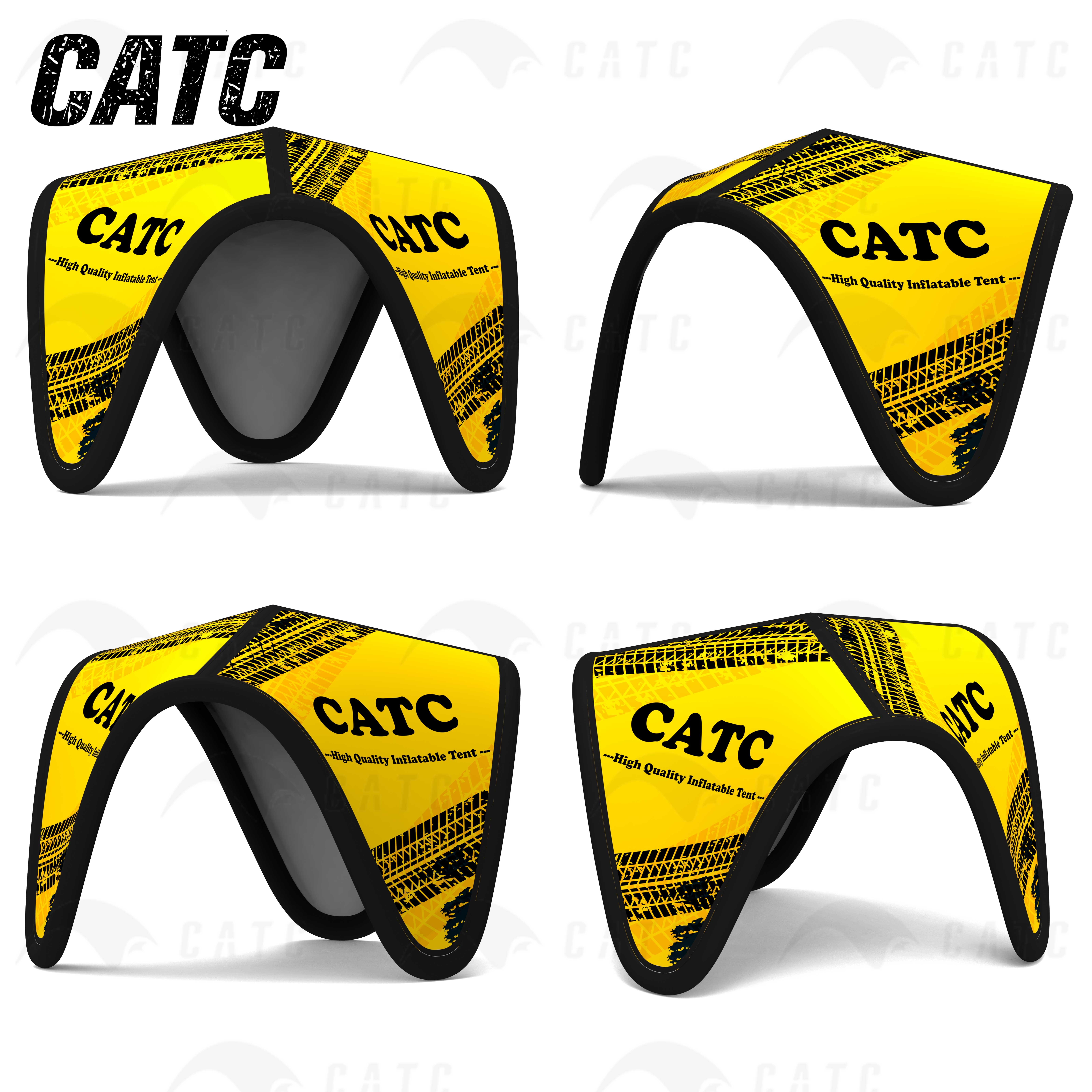 CATC High Quality Car Used Event Inflatable Tent TPU Inside Inflatable Fireproof Tent Custom Advertising Tent Large for Race
