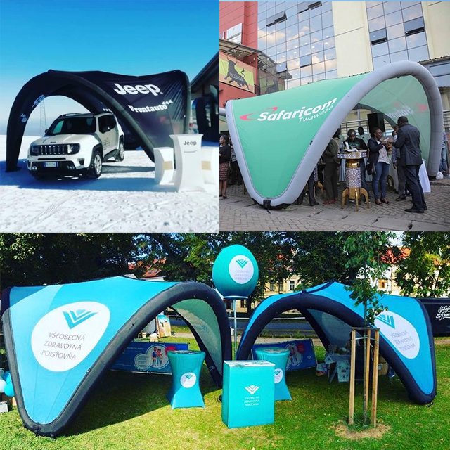 CATC High Quality Car Used Event Inflatable Tent TPU Inside Inflatable Fireproof Tent Custom Advertising Tent Large for Race