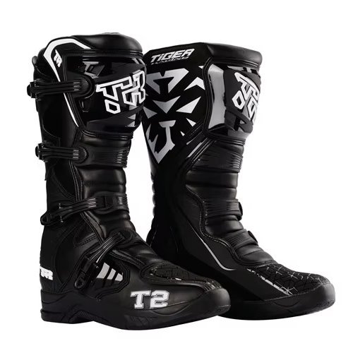 TR T2 Moto Boots Mx Tiger Mens Motocross Boots Racing Motocross Adventure Leather Enduro Speed Motorcycle Boots