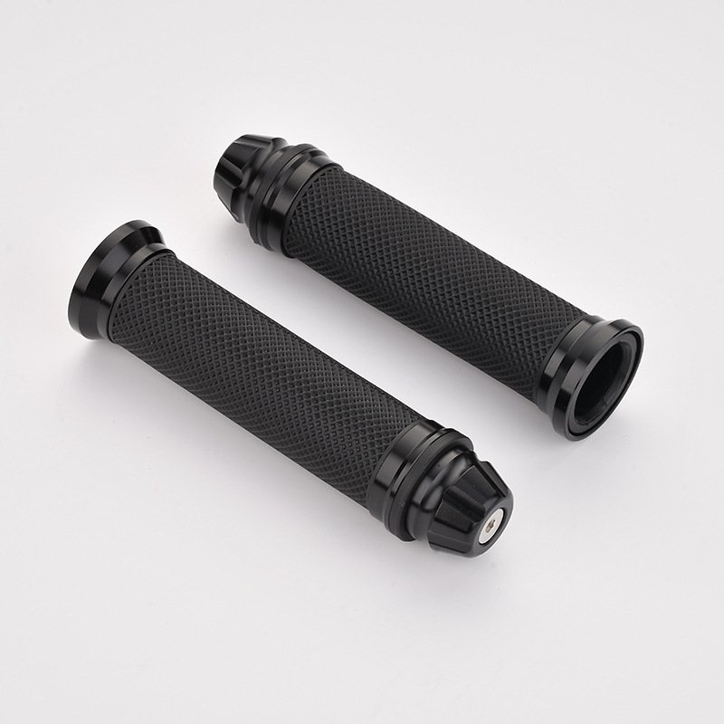22mm 25mm Motorcycle CNC Parts TPE Aluminium Alloy Handlebar Grip Rubber Material Handle Grip for Motorbike