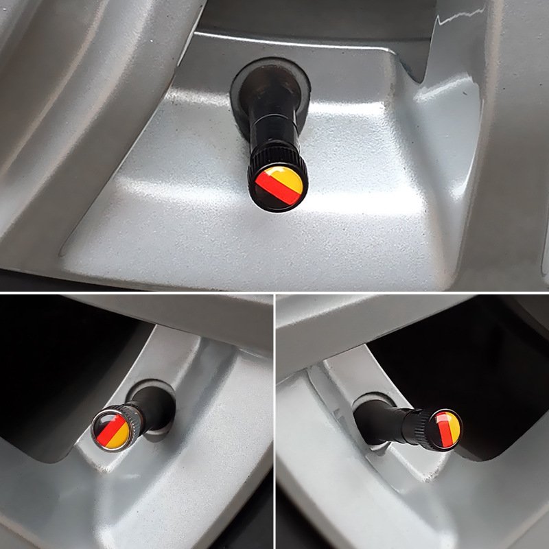 Customized Logo Tire Cap Valve Cover Aluminum Valve Cap Motorcycle Car Wheels Tire Valve Stem Caps Cover