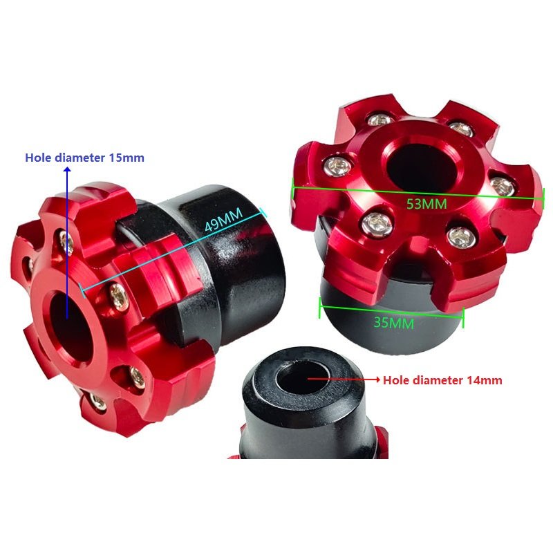 Universal Aluminium Alloy Anti-Drop Cups for Front Shock Absorber Fork Motorcycle Tuning Accessories