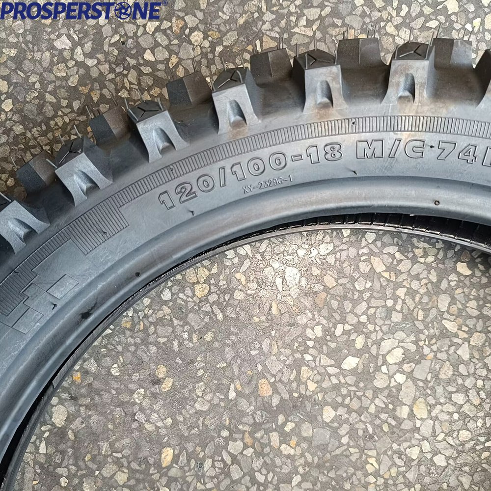 120/100-18 Cross-Country Motorcycle Tires High Stability Comfortable Drive Strong Wear Resistance New Used Tube Casing Available