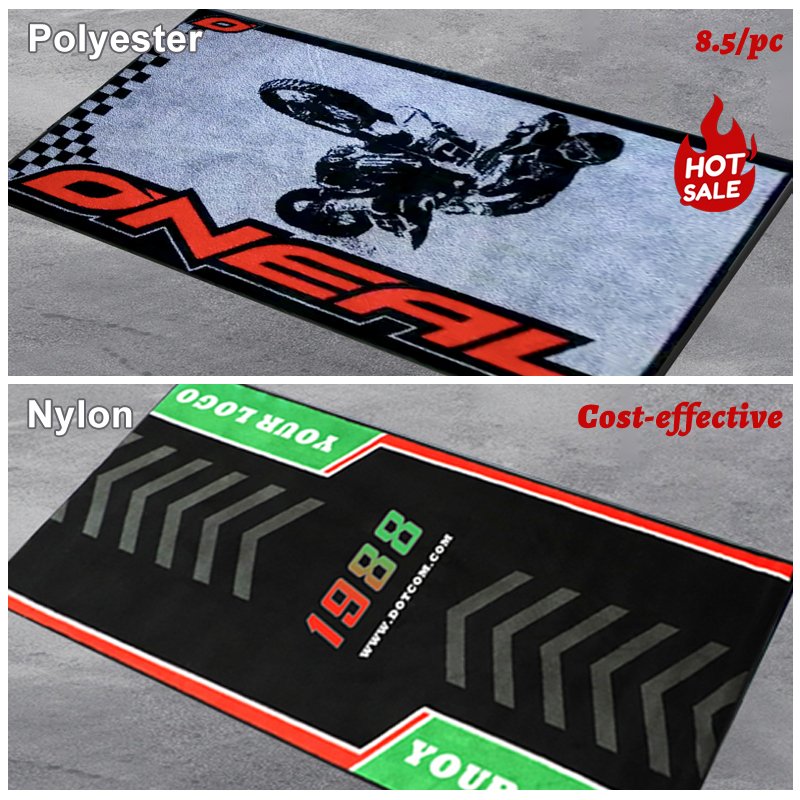 Commercial Wholesale Design Motorcycle fire Pit Mat Custom Racing ground mats for motorcycles