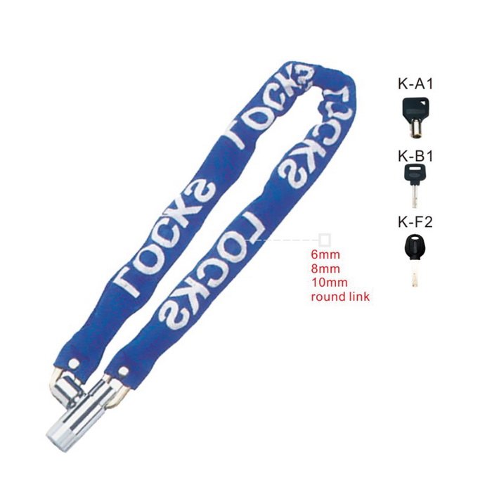 OEM/ODM New Mountain Ebike Door Iron Chain Lock Technology Black Anti-Theft Bike Lock Cycling Best Motor Bike Locks