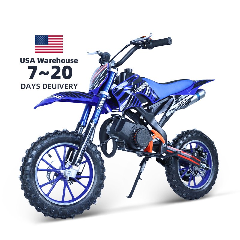 49cc 2 Stroke Mini Bike Small Off-road Vehicle Children's 49cc Dirt Bike Kid Motorcycle Gasoline Pit Bike