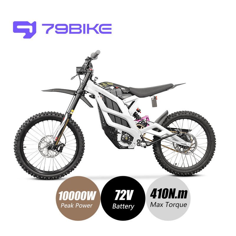 79 Bike Falcon M 5000W Off-Road Adult Electric Dirt Bike 72V 120Km Long Range 80Km/H Top Speed Motocross Racing Mountain Bike
