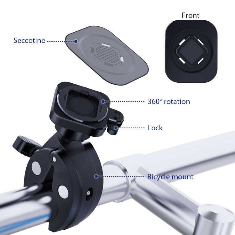 Taiworld Handlebar Mobile Phone Holder bike Smartphone Mount Bicycle Holder Motorcycle Phone Holder for bike Mount