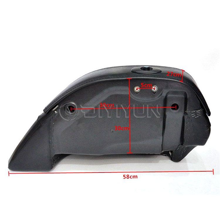 Universal Motorcycle Side Hard Luggage Saddlebags for Honda VTX Yamaha DS XVX Suzuki VL Kawasaki VN