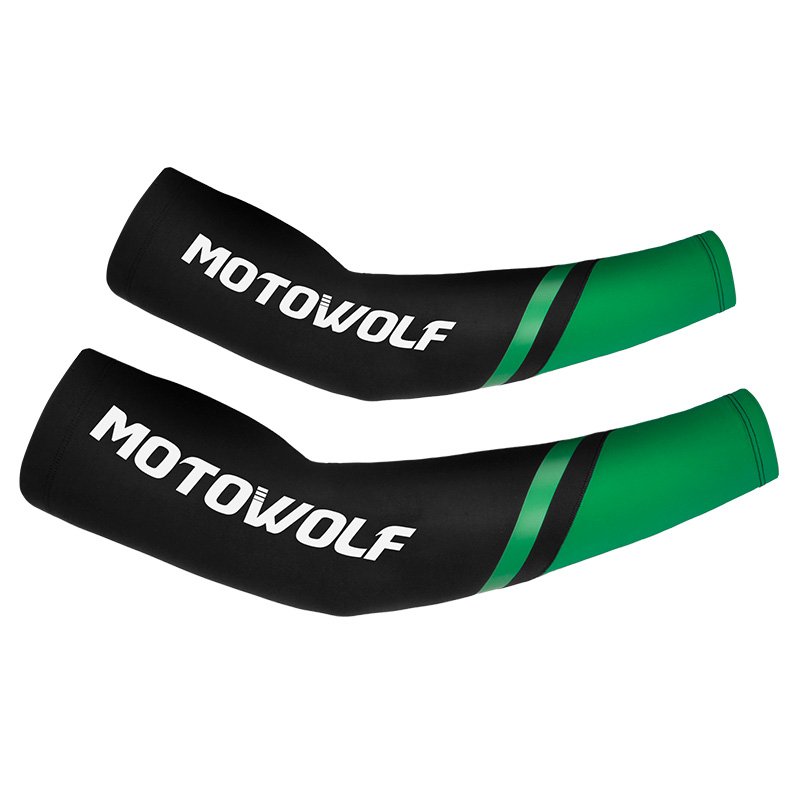 MOTOWOLF summer breathable and moisture wicking arm sleeves for motorcycle riding