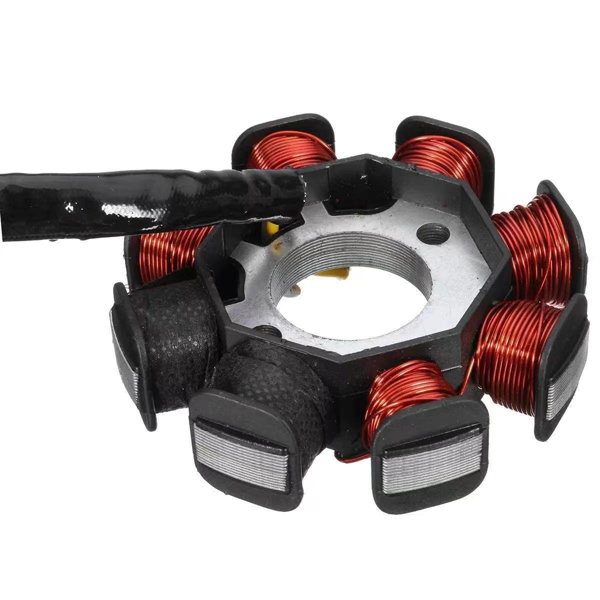 The hot-selling ignition coil of QJ100 motorcycle is used in engine.