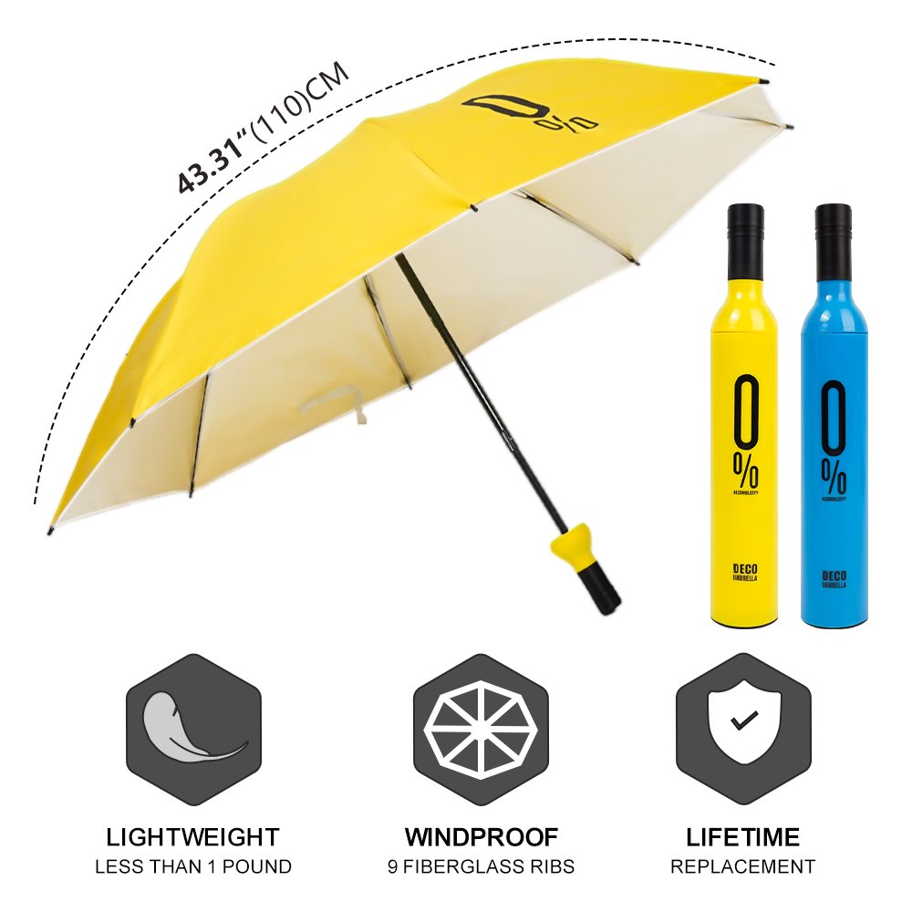 Custom Mini Kids Parasol Transparent Bottle Rain Umbrella Small Motorcycle Pocket bottle Umbrella Sun shade With logo