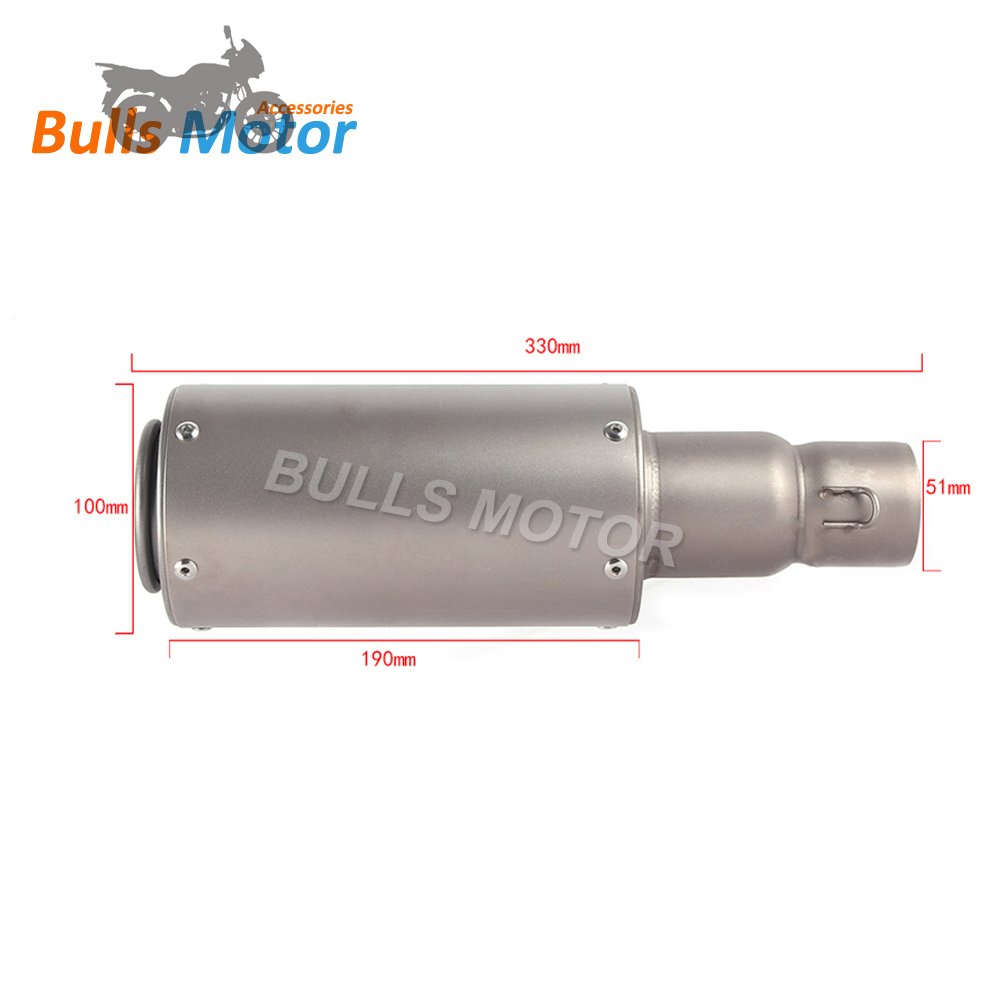 Bike Modified Loud Sound Universal Motorcycle Exhaust Muffler Tips Pipe Exhaust Moto Silencer Sport Bike Performance