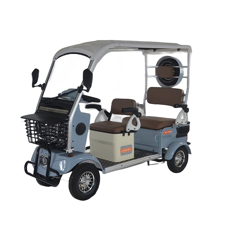 Brand car popular alternative adult children 800w sightseeing electric tricycle electric four-wheeler golf cart