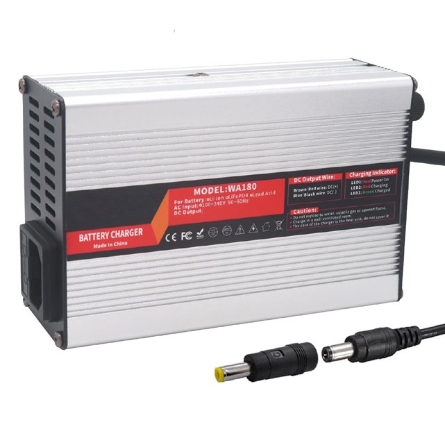 High Power 58.4V 10A Charger 58.4V LiFePO4 Battery Smart Charger Used for 16S 48V LiFePO4 Battery Support Fast Charging