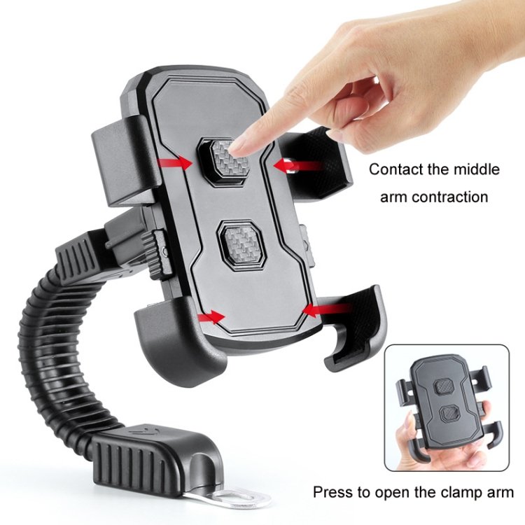 Hot Sale 360 Rotation Cell Phone Stand Flexible Mobile Clip Mount Bike Phone Holder For Bicycle Motorcycle
