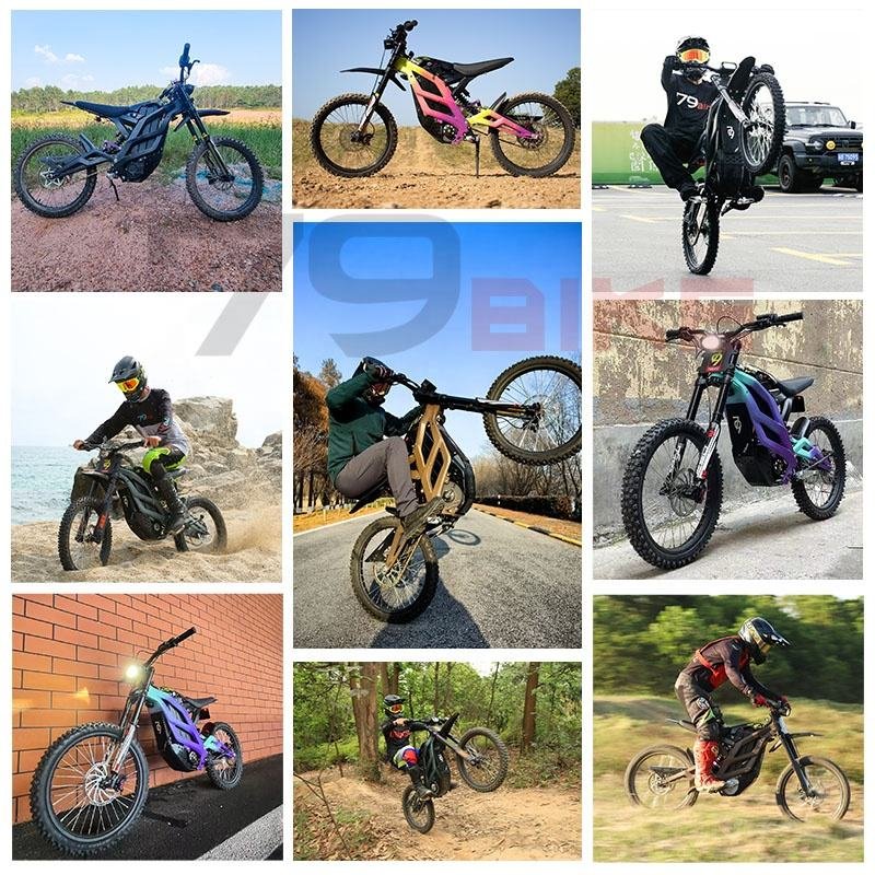 79 Bike Falcon M Edirt Bike 8000W 410N.M 85Km/H 72V 35Ah Electric Enduro Ebike Dirt Bike Adult Electric Motorcycle