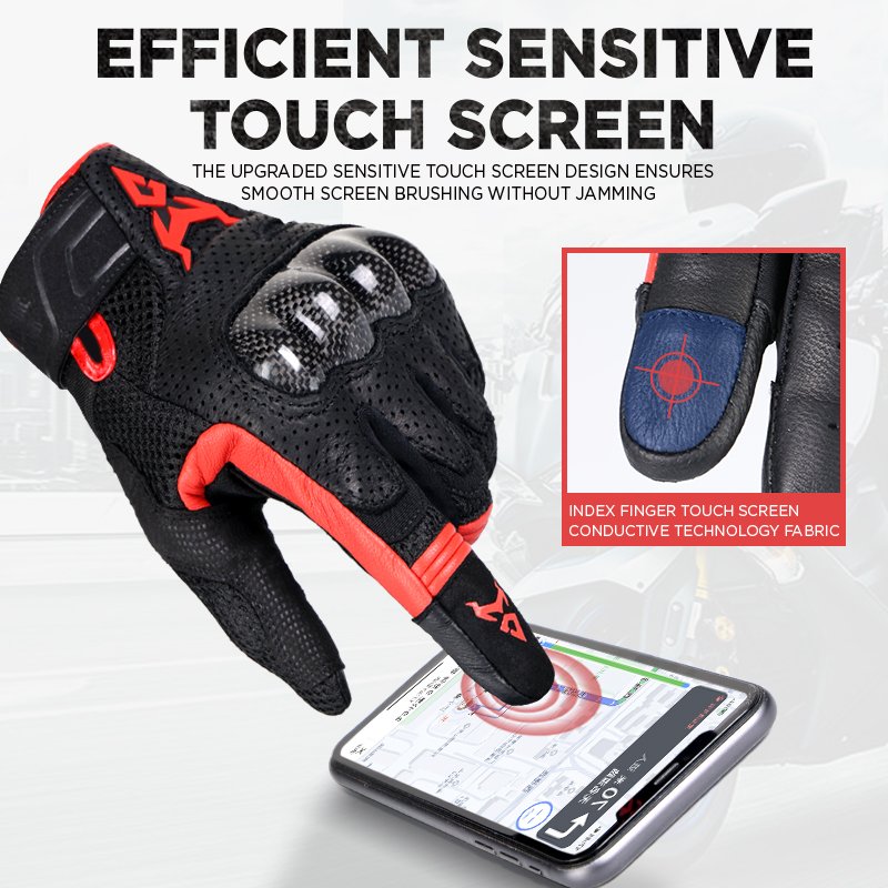 MOTOCENTRIC Touch Screen Gloves Motorcycle Gloves Winter&Summer Motocross Protective Gear Racing Gloves