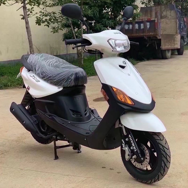 Qiaoge100cc High Quality Used Racing Moped Standard Two-Wheel Gasoline Motorcycle White