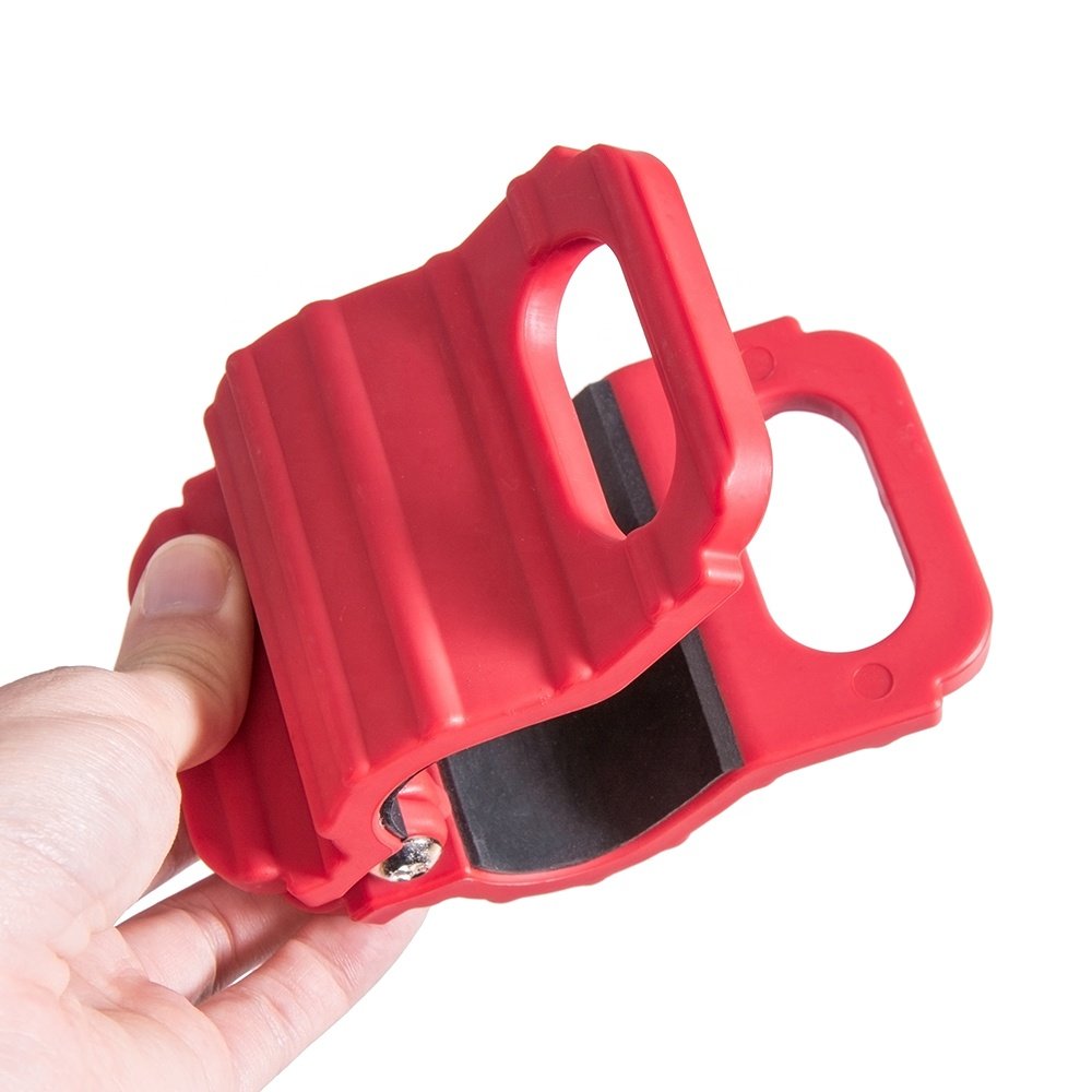 Motorcycle tools plastic red tie down handle bar anchor clamp trailer transport trailer hook