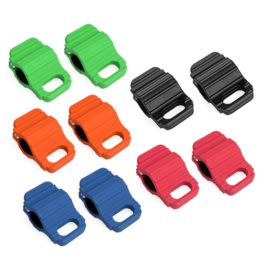 Motorcycle tools plastic red tie down handle bar anchor clamp trailer transport trailer hook