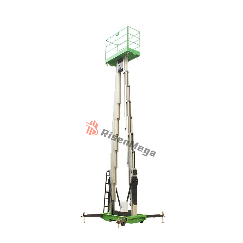 Factory Customized Small Mobile Electric Manned Hydraulic Elevator Brig Aluminum Alloy Used Condition Pump Gear Bearing Gearbox
