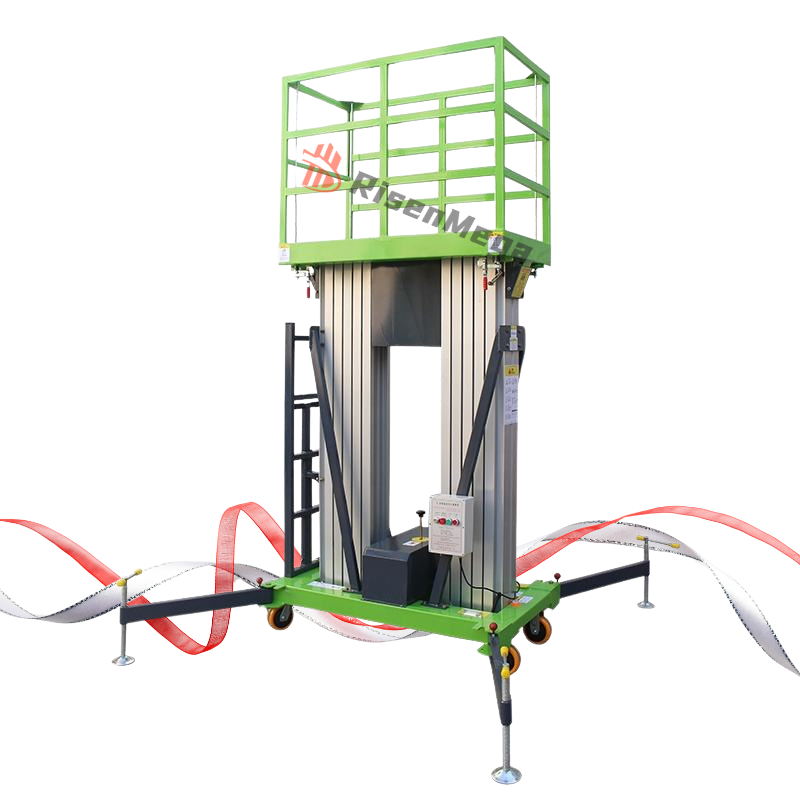 Factory Customized Small Mobile Electric Manned Hydraulic Elevator Brig Aluminum Alloy Used Condition Pump Gear Bearing Gearbox