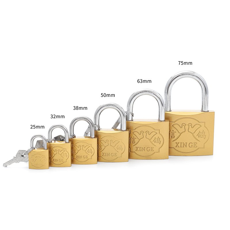 Factory cheap wholesale imitate brass 20mm padlock