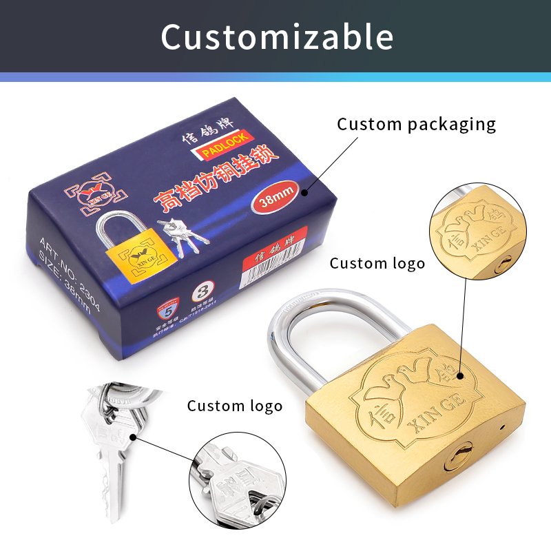 Factory cheap wholesale imitate brass 20mm padlock