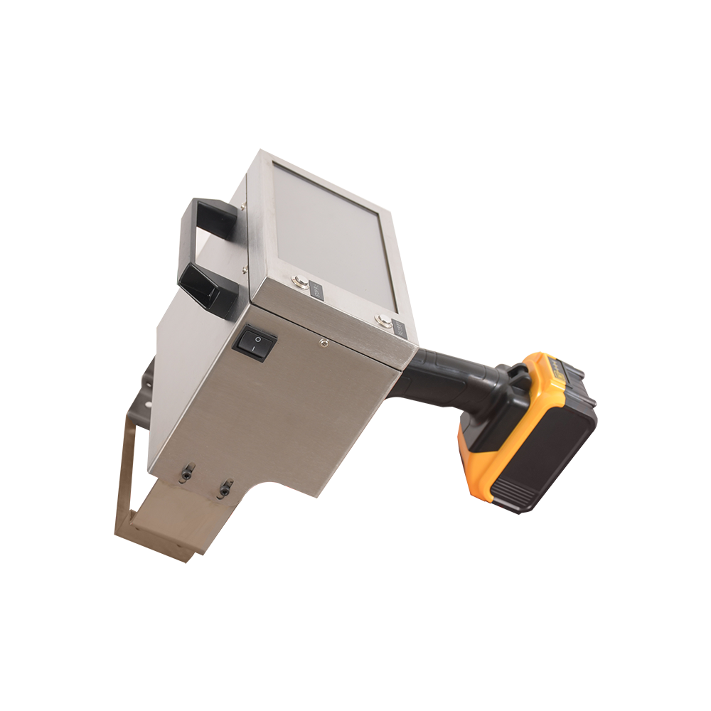 120*30MM Handheld Marking Machine With Touch Screen Dot Peen Metal Engraving Used For Car And Motorcycle Parts Vin Number