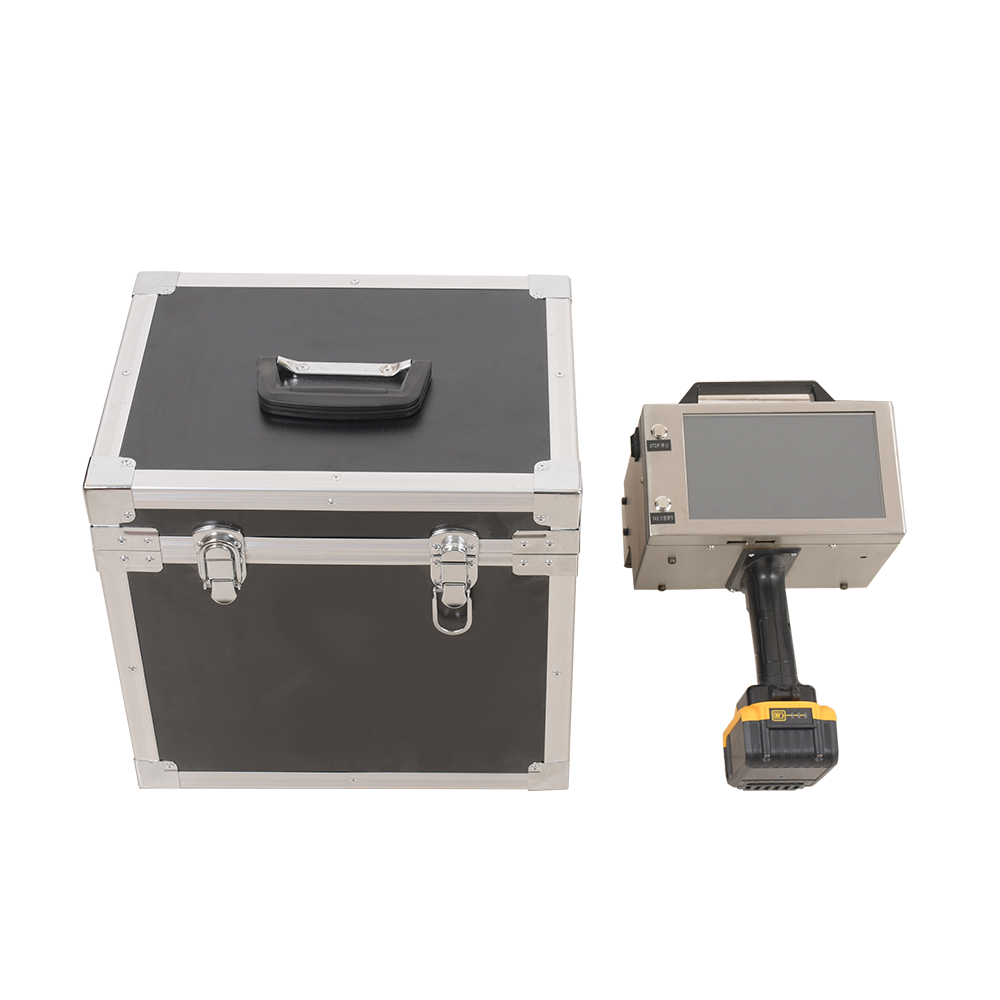 120*30MM Handheld Marking Machine With Touch Screen Dot Peen Metal Engraving Used For Car And Motorcycle Parts Vin Number