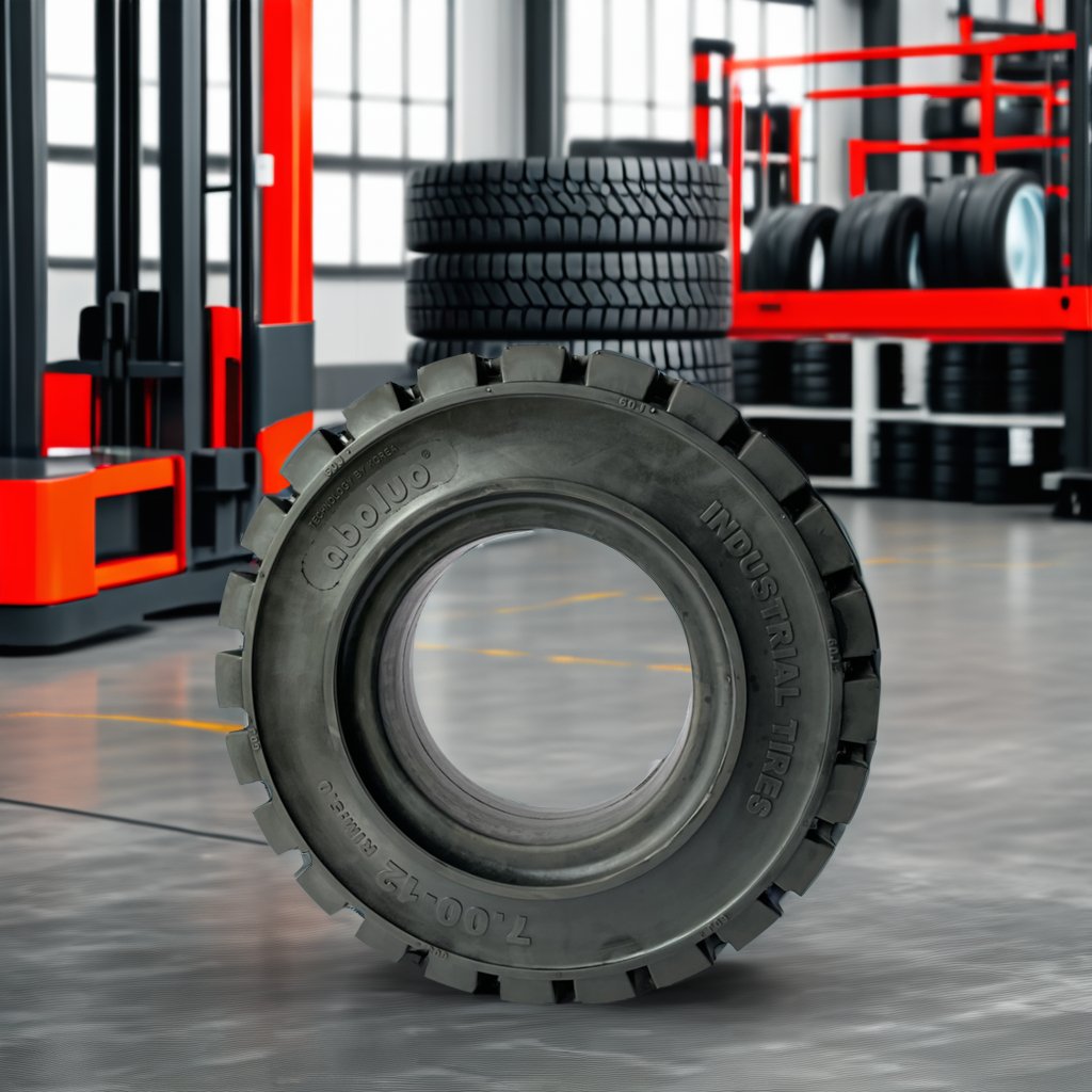 f86.Solid Tire For Nissan Forklift Application For Manufacturing Plant 700-12 Three-Layer Rubber Structure Vietnam Supplier