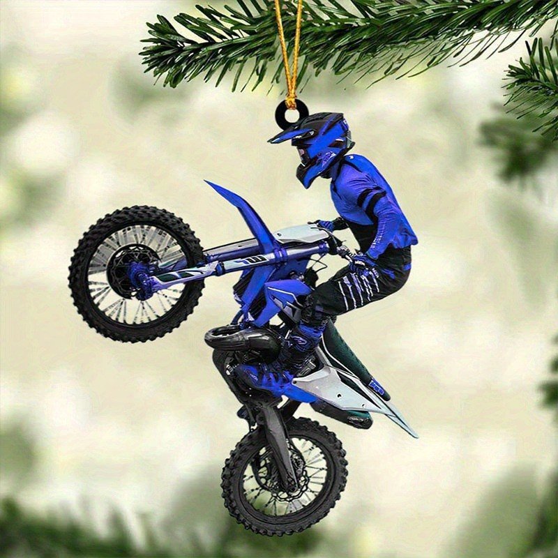 Creative Off-road motorcycle motor boots commemorative decorative pendant Christmas car mirror pendant