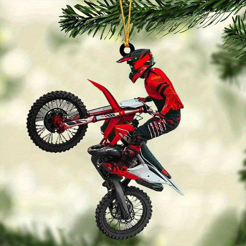 Creative Off-road motorcycle motor boots commemorative decorative pendant Christmas car mirror pendant