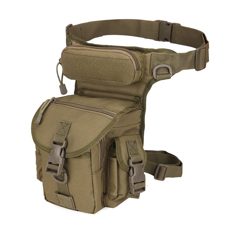 Outdoor Waterproof camouflage waist bag bag motorcycle tactical thigh sling bag Hiking Camping Hunting Fishing Tactical Backpack