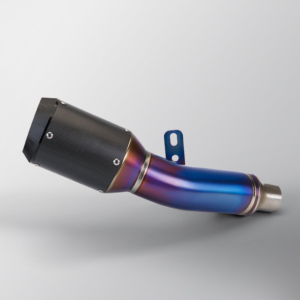 Motorcycle used for R6 2017-2021 carbon fiber titanium alloy motorcycle slide in link pipe muffler system