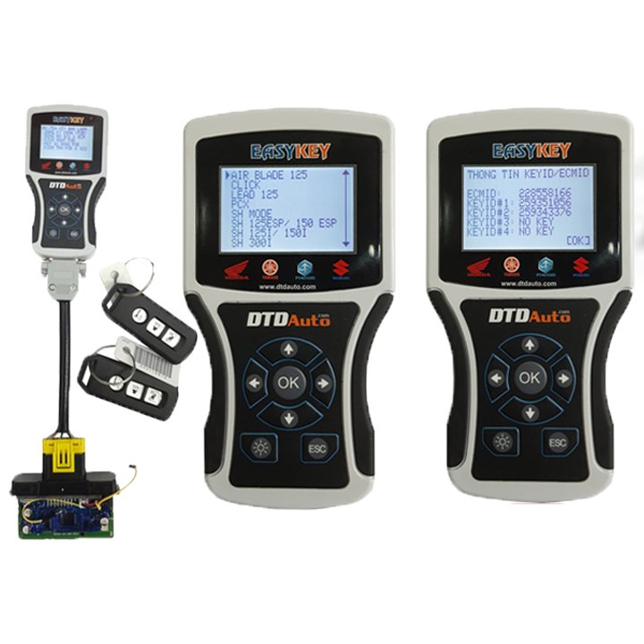 NEW EASYKEY 6 Motorcycle Smart key programmer has cable used to program smart key for HON.DA VISION 2021, PCX 2021