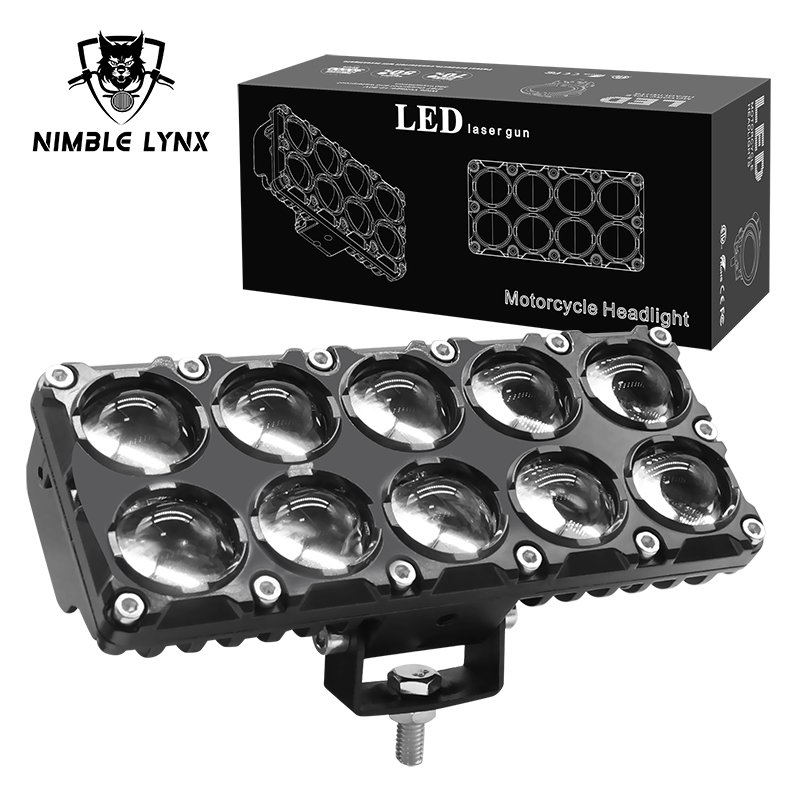 Motorcycle lights Used Motorcycle Auxiliary Lights yellow and white dual light off-road night spotlights