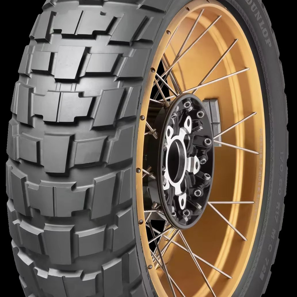 Dunlop Trailmax Raid Rear 130/80-17 65S Bias TL Tubeless Inner Tire Used Condition Rubber Off-Road Pattern Size 3.00-18