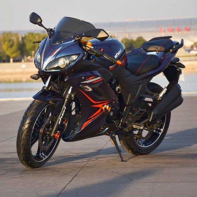 17 inch racing 150cc/400cc double cylinder 6 gears disc brake ABS 130km/h automatic gasoline motorcycle