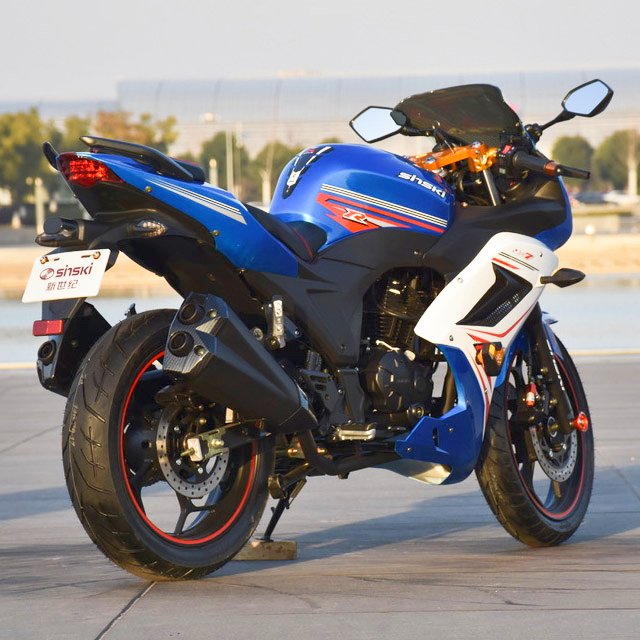 17 inch racing 150cc/400cc double cylinder 6 gears disc brake ABS 130km/h automatic gasoline motorcycle