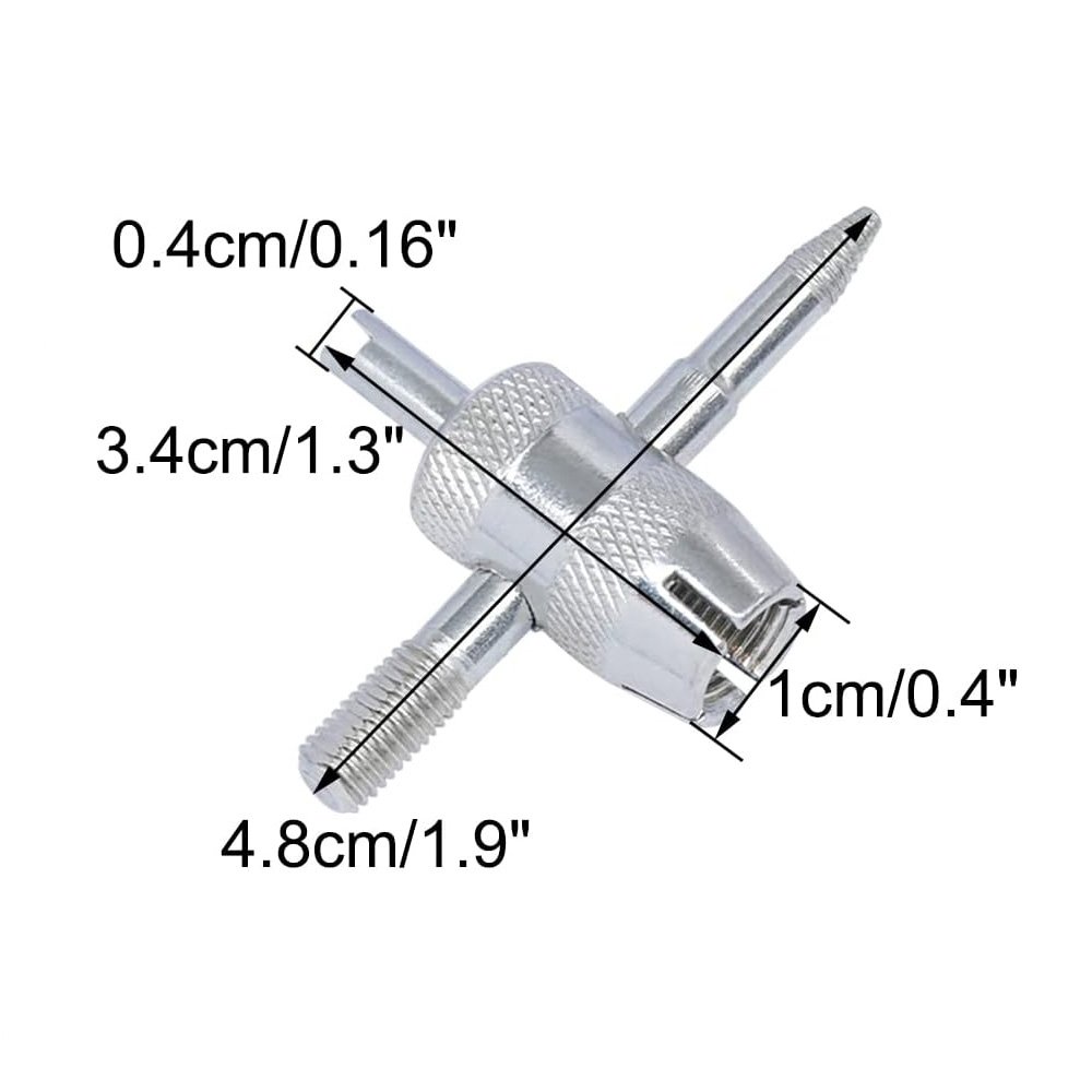 4-in-1 Tire Valve Stem Removal Tool Valve Stem Puller Tire Repair Valve Core