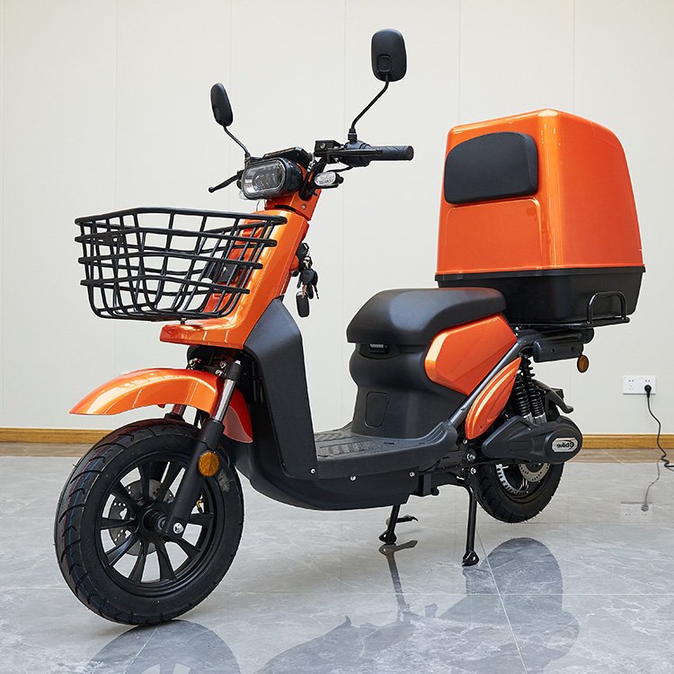 CKD SKD 12inch 1200W 50km/h max speed electric motorcycle are used for fast food