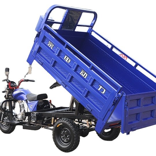 300cc Cargo Tricycle For Adults With Open Cabin GasolinePowered Motorized Three Wheel Motorcycle