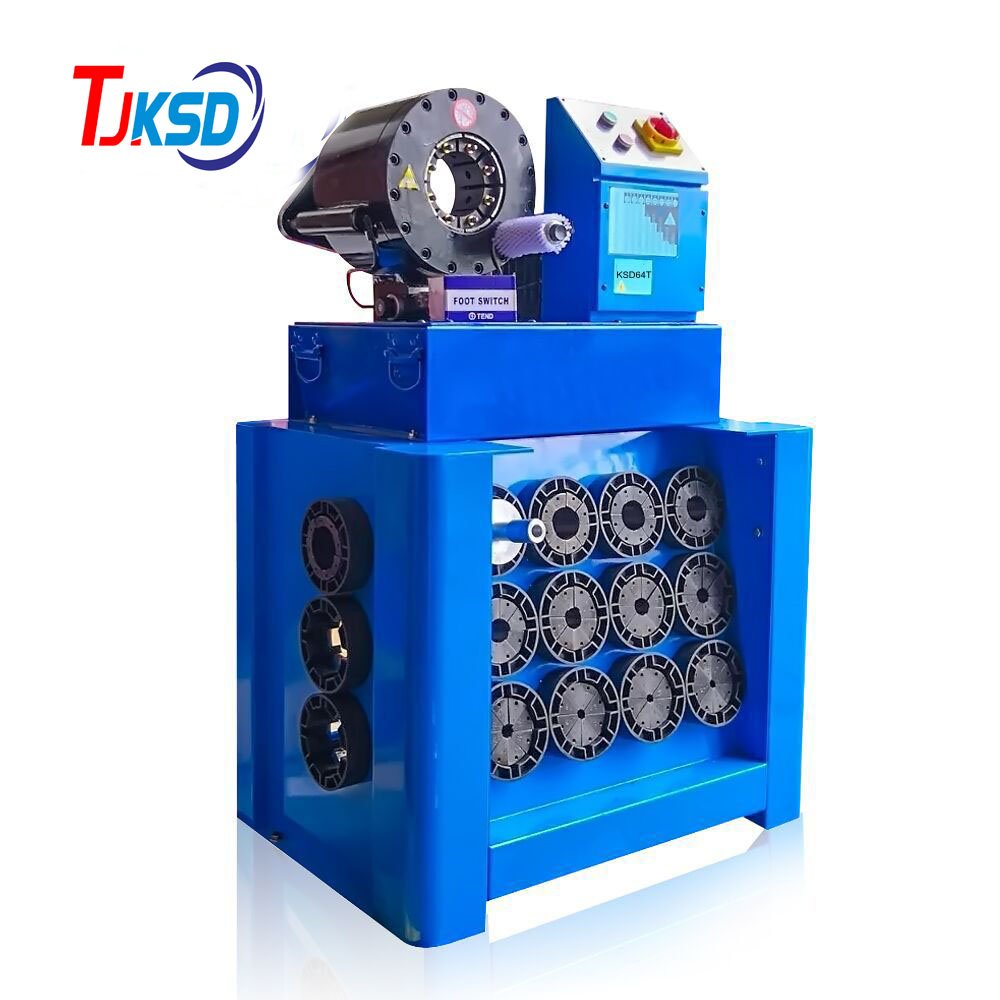 P32 1/4-2'' 2.5inch 4sh 6sp air conditioner hose pipe crimping tools crimper hydraulic hose pressing machine