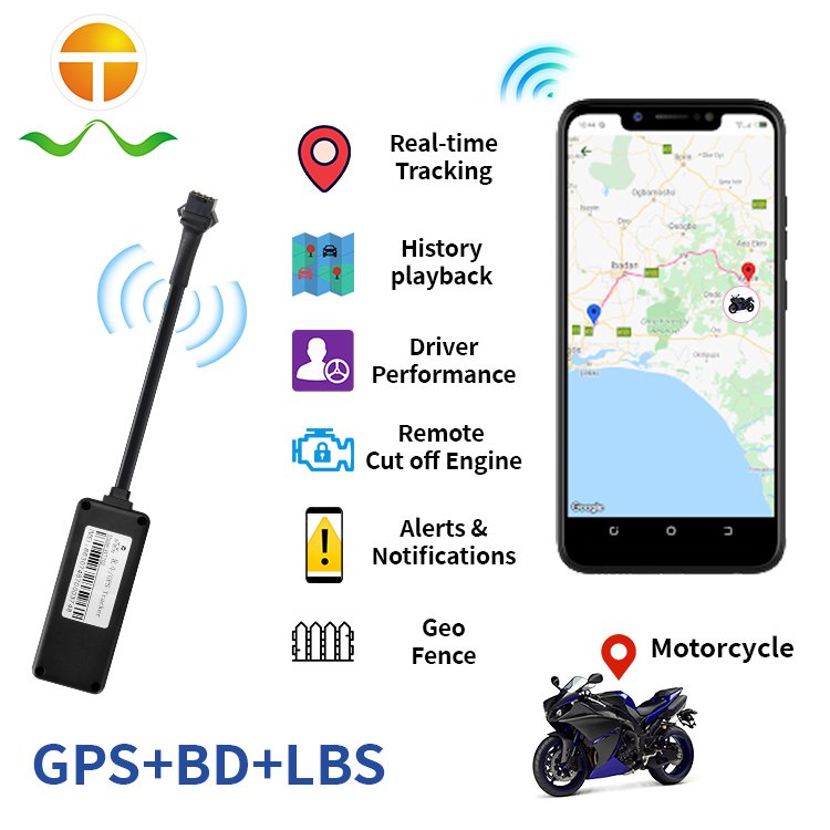4g tracker is used for real-time monitoring of car position and remote control of electric vehicles and motorcycles
