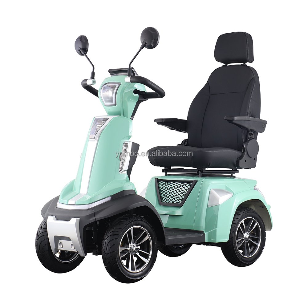 Hot Selling 4 Wheel Power Mobility Scooter Portable Motorized With Magnetic Brake For Adults For Disabled For elderly